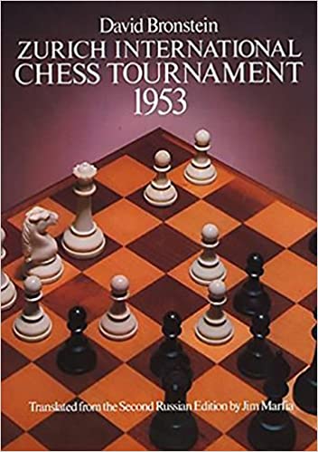 Zurich International Chess Tournament, 1953 cubierta del libro